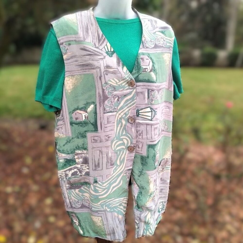 Vintage Vest by August Silk EUC L